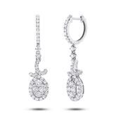 1.45ct 18k White Gold Diamond Earring